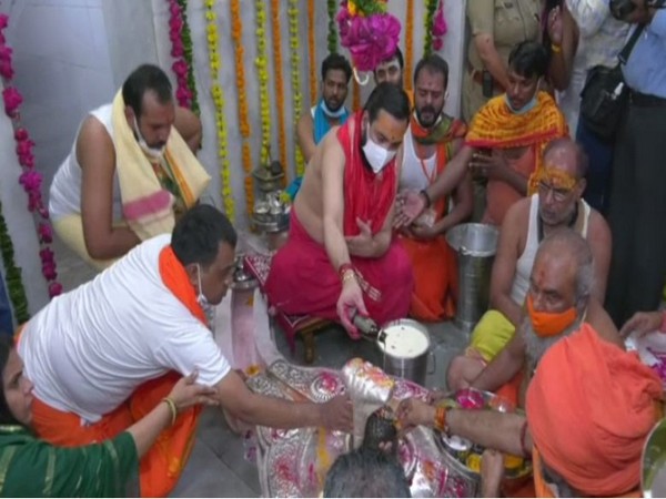 Visuals from Nagchandreshwar Temple (Photo/ANI)