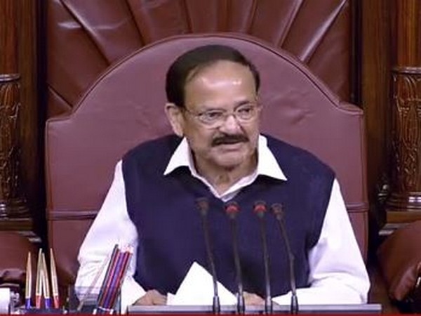 Rajya Sabha Chairman M Venkaiah Naidu on Thursday. Photo/RSTV