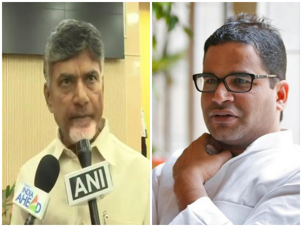 CM N Chandrababu Naidu and JD(U) Prashant Kishor (File Photo)
