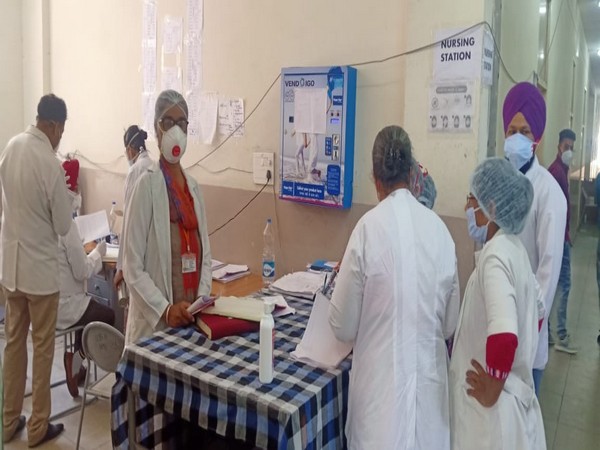 An isolation centre set up by the Ludhiana district administration