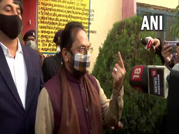 Union Minister for Minority Affairs, Mukhtar Abbas Naqvi (Photo/ANI)