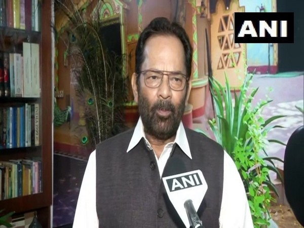 Union Minister for Minority Affairs Mukhtar Abbas Naqvi (Photo/ ANI)