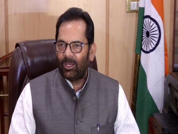 Minority Affairs Minister Mukhtar Abbas Naqvi (file photo)