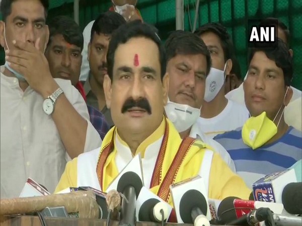 Madhya Pradesh Home Minister Narottam Mishra. [Photo/ANI]