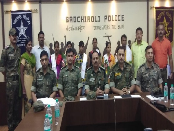 Six Naxals surrendered in Gadchiroli, Maharashtra on Wednesday. 