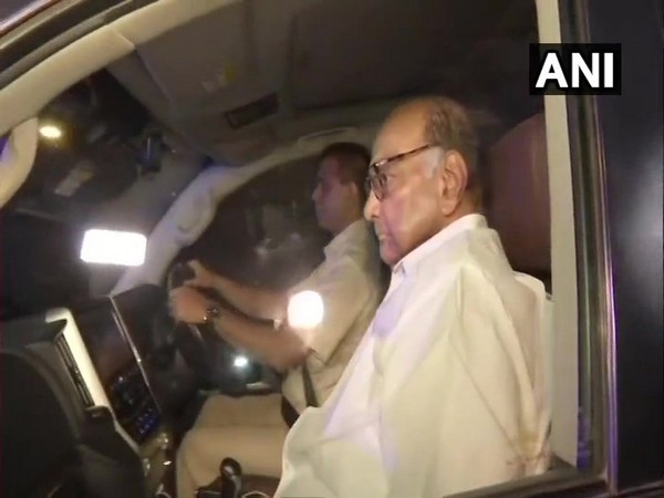 NCP chief Sharad Pawar leaves for Karad on Morning.