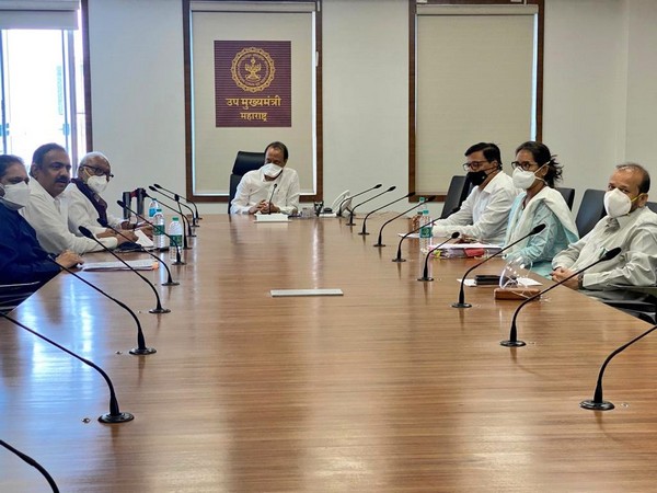 Visual of the meeting chaired by Maharashtra Deputy Chief Minister Ajit Pawar