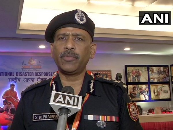 SN Pradhan, Director General of NDRF, while talking to ANI on Sunday in Delhi. Photo/ANI