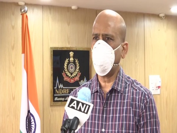 NDRF DG SN Pradhan speaking to ANI. (Photo/ANI)