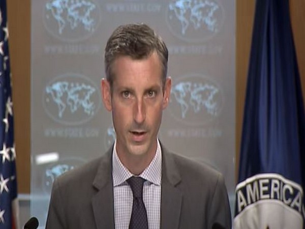 US State Department Spokesperson Ned Price at a press briefing on Thursday.