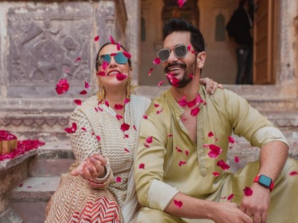Neha Dhupia and Angad Bedi (Image source: Intagram)