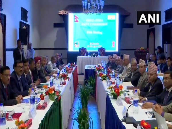 The 5th Joint Commission Meeting underway in Kathmandu, Nepal on Wednesday (Photo/ANI)