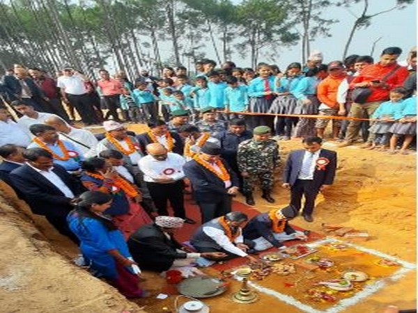 Ground-breaking ceremony performed for polytechnic being built in Hetauda, Nepal on Tuesday.