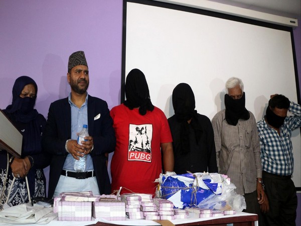 The arrested individuals in Kathmandu, Nepal (Photo/ANI)