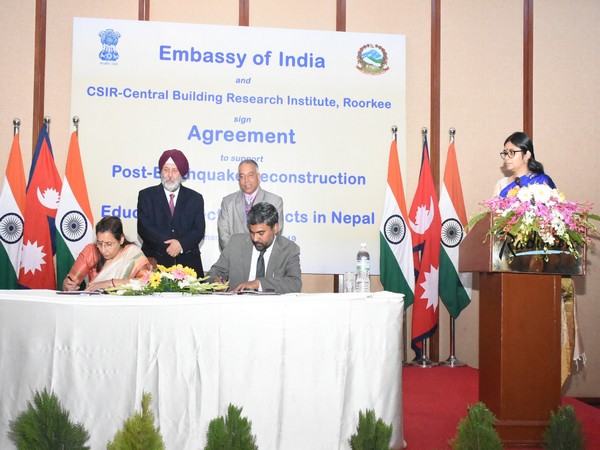 MoU being signed by representatives in Kathmandu, Nepal on March 6