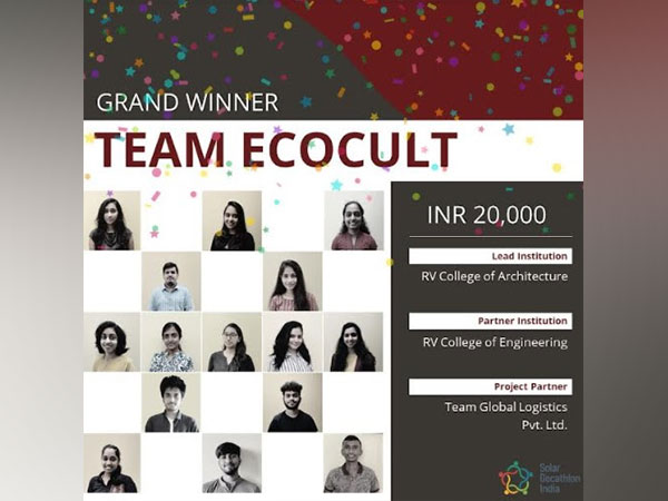 Grand Winner - Team Ecocult from RV College of Architecture and RV College of Engineering