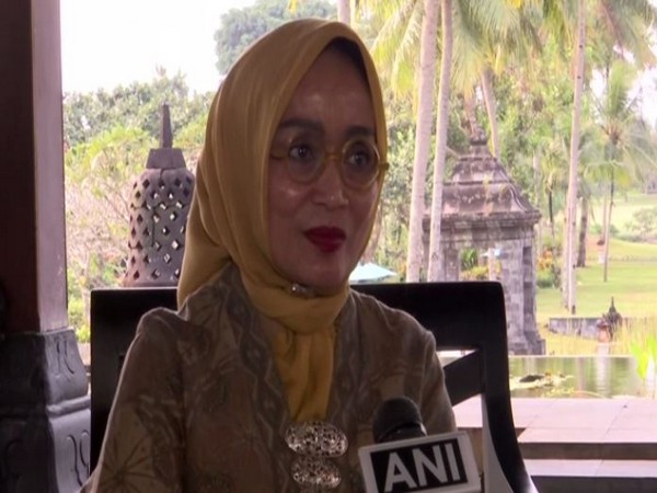 Nia Niscaya, Indonesia’s Deputy Minister for Tourism speaking to ANI in Indonesia on Saturday (Photo/ANI)
