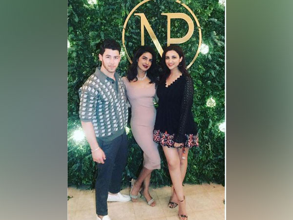 Nick Jonas, Priyanka Chopra and Parineeti Chopra, Image courtesy: Instagram