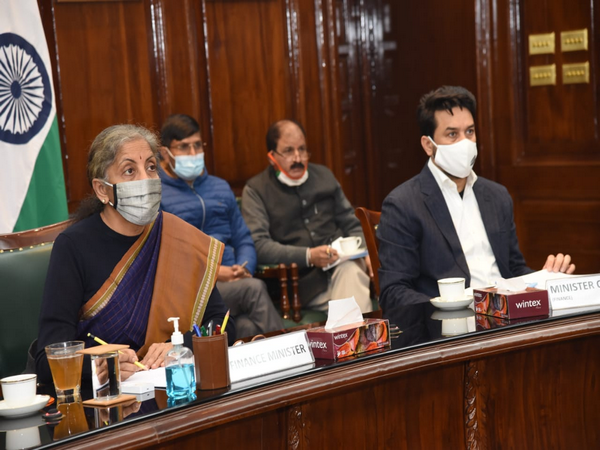 Union Finance Minister Nirmala Sitharaman held her 11th Pre-Budget consultations with leading experts on Monday. (Photo Credit: Ministry of Finance Twitter)