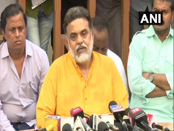 Sanjay Nirupam speaking to reporters in Mumbai on Friday. 