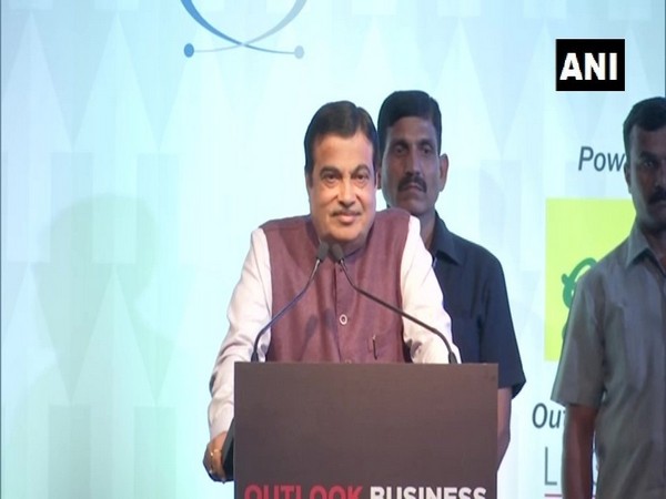 Union Minister Nitin Gadkari speaking at an event in Mumbai on Thursday 