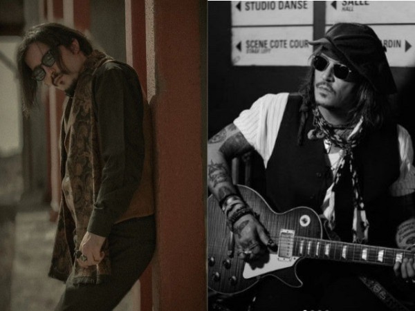 Amin Sa'les and Johnny Depp (Image Source: Instagram)