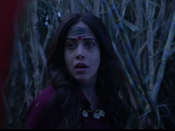 Nushrratt Bharuccha in a still from 'Chhorii' teaser (Image source: YouTube)