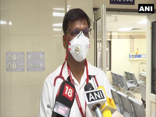 Dr Vasant Kumar, Nodal Officer Hari Bux Kanwatia Hospital Jaipur. (Photo/ANI)