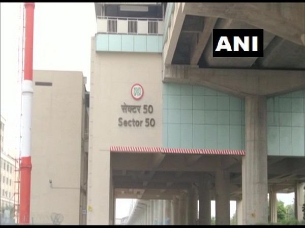 Sector 50 metro station in Noida, Uttar Pradesh (File photo/ANI)
