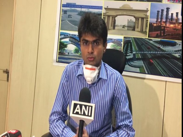 District Magistrate Suhas LY speaking to ANI in Gautam Buddha Nagar on Thursday.