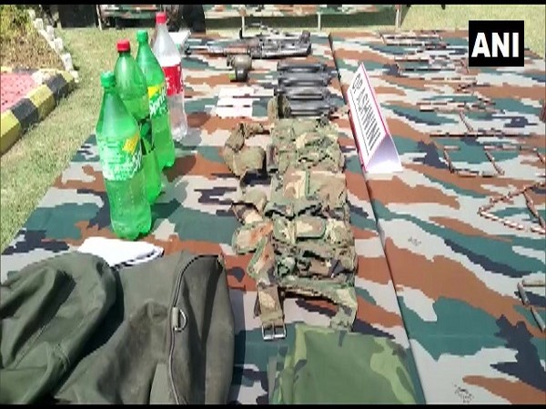 Arms seized by the Army. (Photo/ ANI)
