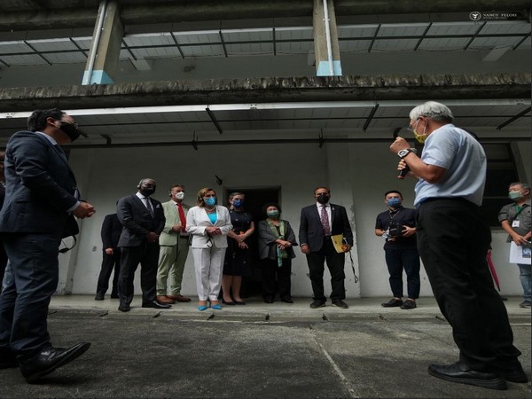 US House Speaker Nancy Pelosi during her Taiwan visit on Wednesday. (Photo Credit: Pelosi Twitter)