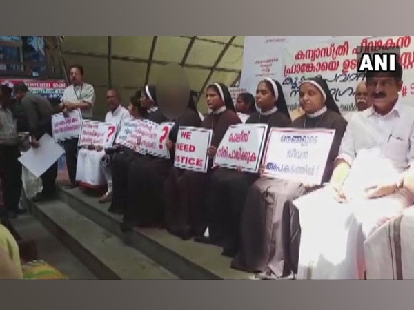 Several nuns protest in demand of action against Bishop Franco Mulakkal. (File Image)