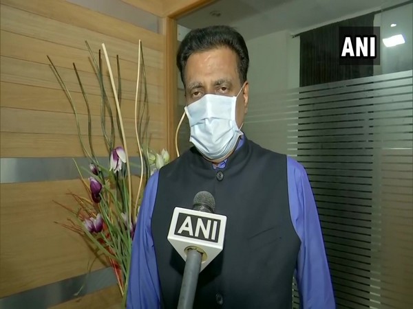 Telangana BJP spokesperson NV Subhash speaking to ANI on Tuesday. (Photo/ANI)