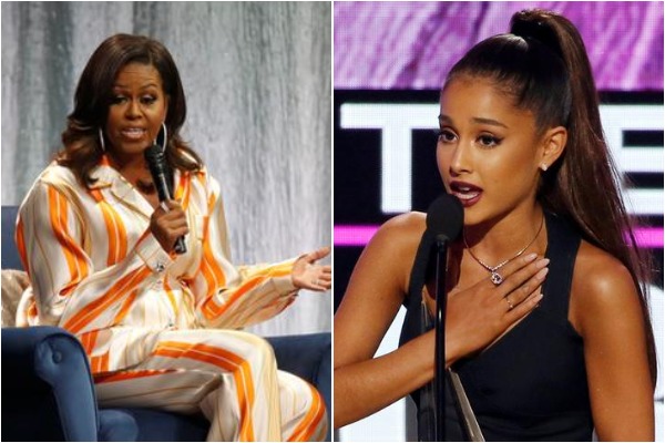 Michelle Obama and Ariana Grande