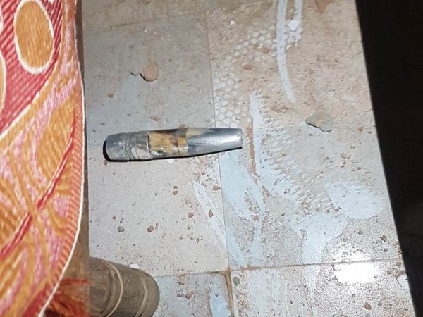 Visual of the unidentified object found in Sri Ganganagar area on Sunday