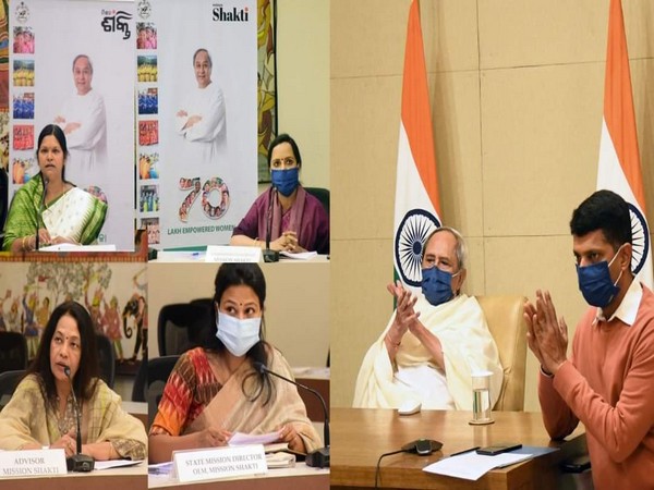 Odisha Chief Minister Naveen Patnaik while chairing the Mission Shakti meeting (Photo/ANI) 