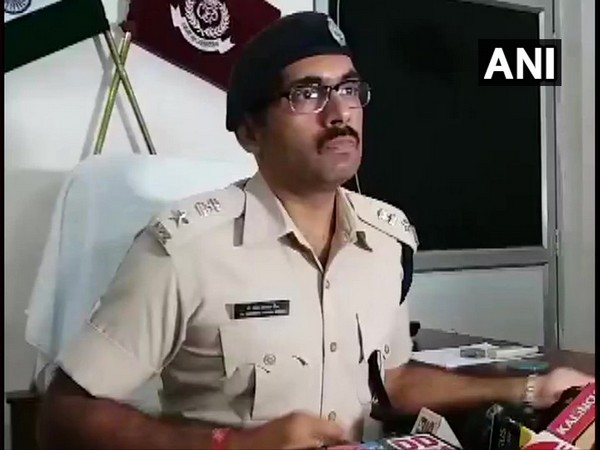 Superintendent of Police Vishal Singh speaking to media reporters in Odisha on Tuesday. (Photo/ANI)