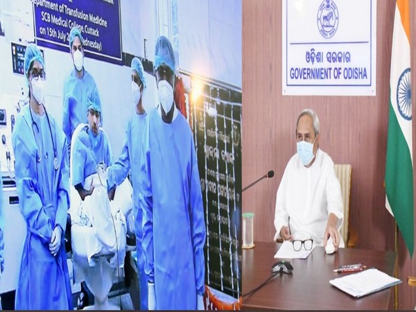Odisha Chief Minister Naveen Patnaik inaugurating Plasma Bank on Wednesday. (Picture courtesy- CMO Odisha)