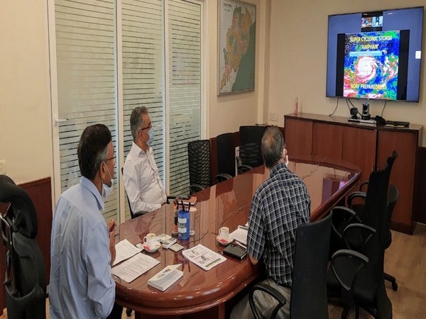 Government officials meeting in Odisha. 