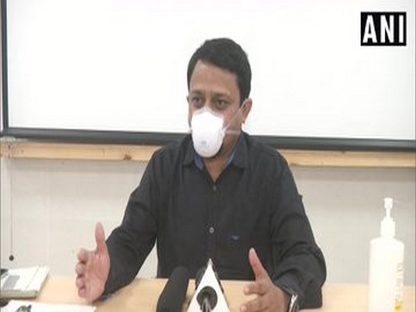 Dr Avinash V Gawande, speaking to reporters. 