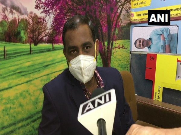 Dr Amit Malakar, COVID Nodal Officer, Indore speaking to ANI on Monday. (Photo/ANI)