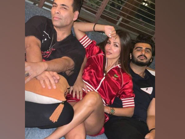 Karan Johar, Malaika Arora and Arjun Kapoor (Image Source: Instagram)