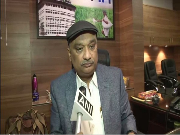 BISCOMAUN chairman Sunil Singh speaking to ANI in Patna on Thursday. Photo/ANI