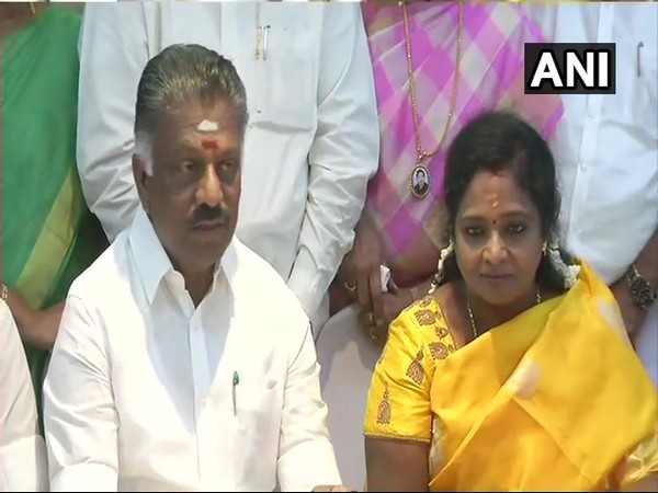 Tamil Nadu Dy CM and AIADMK leader O. Panneerselvam at a press conference in Chennai on Sunday