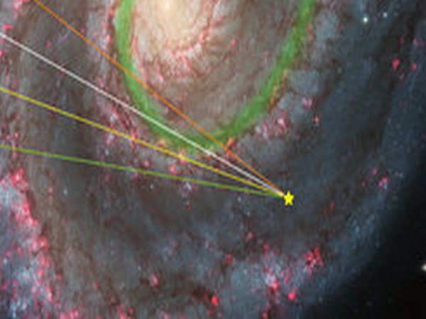 Lines of sight within Milky Way Galaxy (Image Source: MPIA)
