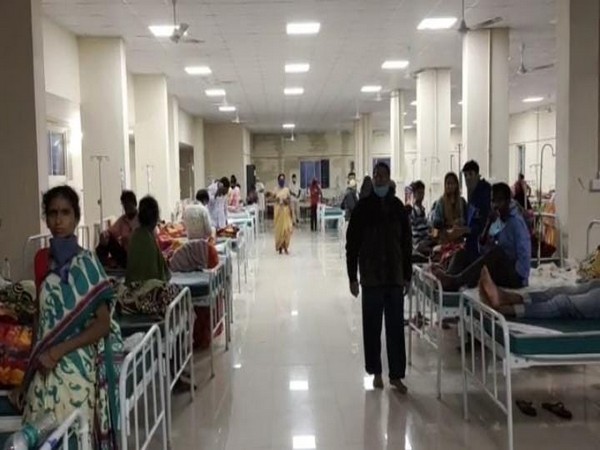 A visual of the Osmania General Hospital in Hyderabad, Telangana. (Photo/ANI)