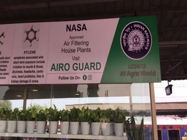 Airo Guard Oxygen Parlour at Nashik Railway Station in Maharashtra. Photo/ANI