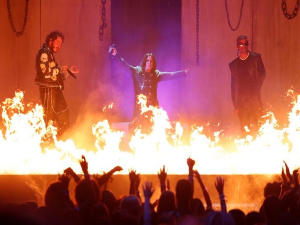 Post Malone, Ozzy Osbourne and Travis Scott perform at 2019 American Music Awards (Picture Courtesy: Reuters)