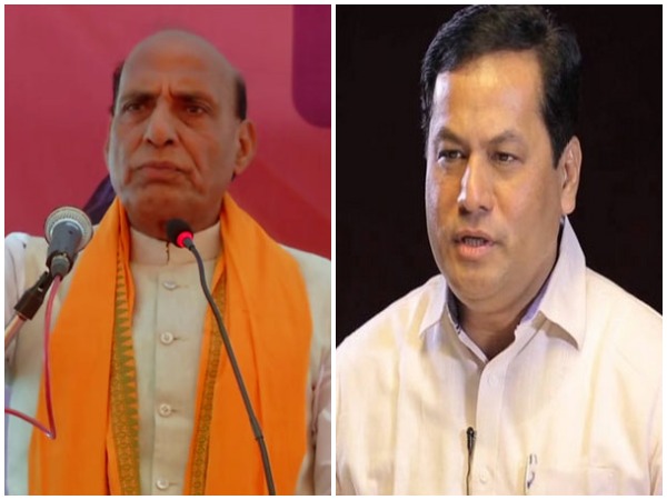 Home Minister Rajnath Singh, Assam CM Sarbananda Sonowal